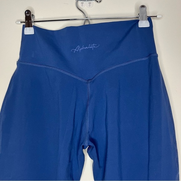 ALPHALETE Surface Path Atheleisure Defining Waist Workout Running Leggings - Picture 9 of 10